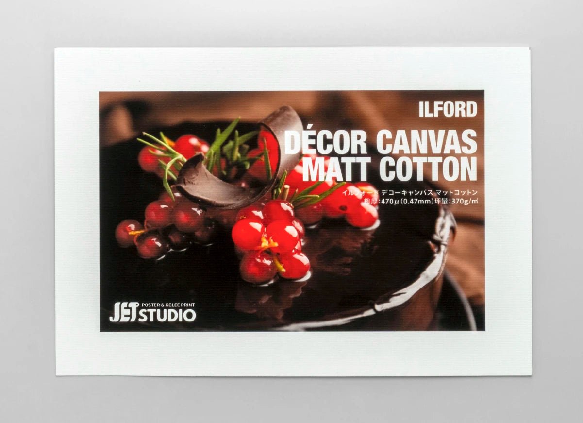 ILFORD マットコットンキャンバス - 大判印刷・ジークレープリント JET STUDIO